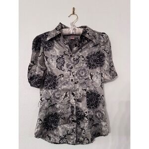 Y2k‎ Paisley Button Down